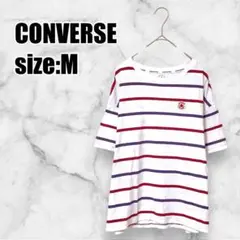 ☆コンバース☆オールスター ボーダーTシャツ ヴィンテージ ホワイト トップス