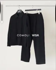 COMOLI 21AW WISM 別注 ウールギャバ ドローストリングパンツ 2のサムネイル