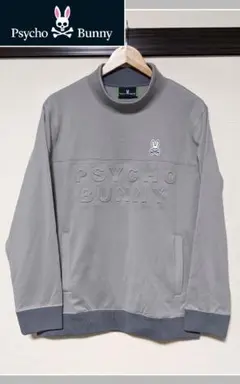 【Psycho Bunny】スウェット/トレーナー/無地/裏起毛/刺繍ロゴ/美品