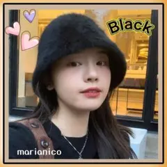 新商品Ⅻ⭐️【ふわふわバケットハット】ブラック