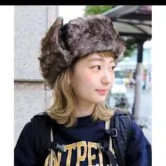 パイロットキャップ フライトキャップ 耳 冬 ロシア帽 防寒 スノボ 男女兼用