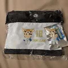 山崎福也　ファイターズプレミアムカプセルトイ　エゾシカ　サコッシュ　キーリング