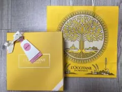 ロクシタン　ギフト箱(空箱)とショップ袋