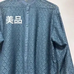 earth music&ecology レースブラウス 長袖 美品