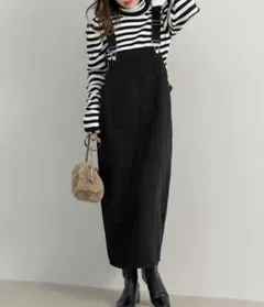 デニムスカート　黒