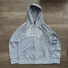 00s OLD GAP ギャップ ジップパーカー archive 短丈 グレー