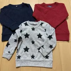 【サイズ95,100】トレーナー 3点まとめ売り