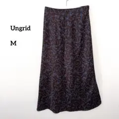 Ungrid アングリッド花柄フレアスカート エスニックMサイズ d601