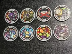 妖怪ウォッチ　妖怪メダル　銀色メダル8枚セット