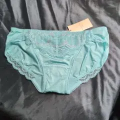 トリンプ♪ライトブルー レース装飾 ショーツM
