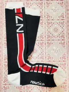 nautica ストライプ ハイソックス②