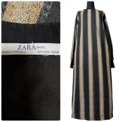 ZARA●カットソーワンピース●ロングワンピース●Mサイズ●ザラ●ネイビー