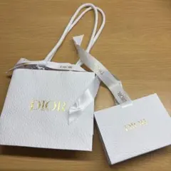Dior ホワイトショップ袋 セット