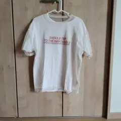 Ungrid 半袖Tシャツ ロゴプリント メッシュレイヤードのサムネイル