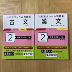 大学入試全レベル問題集古文 2漢文2 セット