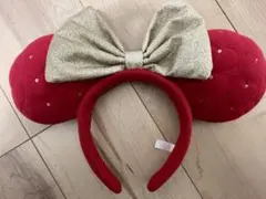 ディズニー ミニー　キルティングカチューシャ