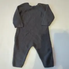 ZARA グレー ニットロンパース 3-6ヶ月