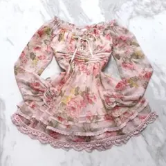 平成レトロ】初期LIZLISA編み上げミニワンピース 当時物Y2K希少 00s
