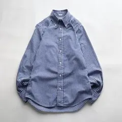 インディヴィジュアライズドシャツ／ギンガムチェックシャツ／ボタンダウン／USA製