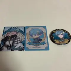 まひとくん 騎士A KnightA 缶バッジ 等身 ミニキャラ 色紙 4点セット