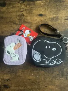 スヌーピー ポーチ 2個セット
