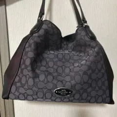 COACH シグネチャー トートバッグ ブラックのサムネイル