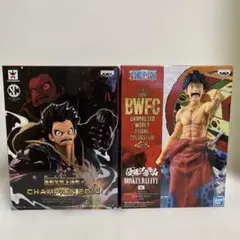 ワンピース 造形王頂上決戦 ルフィ2体セット 未開封品 BWFC