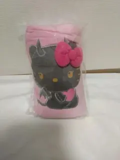 新品！ハローキティ 悪魔デザイン フリースブランケット