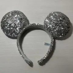 ディズニー カチューシャ シルバースパンコール　リボンなし