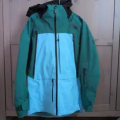 The North Face フード付き レディース スキーウェア 緑/青
