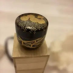 沈金彩色花火 中棗 桐箱 茶道具 薄器 薄茶器 切合口 関翠雲 沈金彩色花火 中棗 桐箱 茶道具 薄器 薄茶器 切合口 関翠雲 - メルカリ