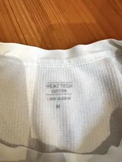 UNIQLO 極暖ヒートテックコットンワッフルクルーネックT 9分袖 Mサイズ