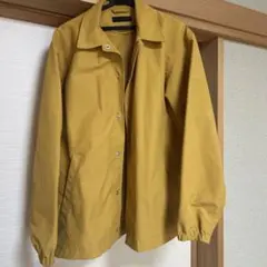 マスタードカラー ナイロンジャケット S