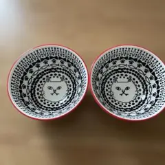 SHINA CASA 猫柄 飯碗 2個セットのサムネイル