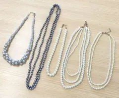 イミテーション　パール　ネックレス　まとめ売り