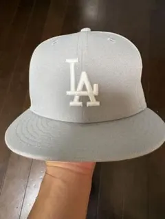 NEW ERA 59FIFTY LA ドジャース キャップ グレー