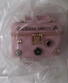 ジルスチュアート　ミニブローチバニティキーホルダー2 　PINK　ピンク　ガチャ