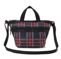 【美品】レスポートサック チェック柄 ショルダーバッグ 小型