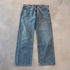 リーバイス569 Levis W36 ワイド バギー 青 古着 ヒゲ 23484 - メルカリ