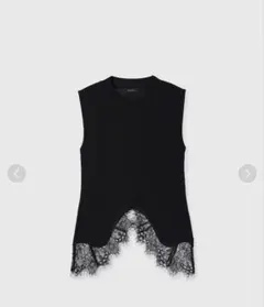 [きな粉餅様専用]最新.新品未開封)anuansノースリーブ ニット レース