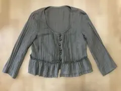 ロペピクニック　フリル付きトップス　M (38)