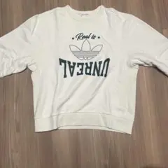 Adidas ホワイト トレーナー L