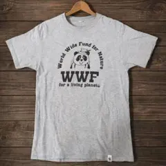WWF 世界自然保護基金 パンダ Tシャツ グレー M アニマル ビンテージのサムネイル