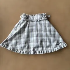 Pinkhunt チェック柄フリルスカート