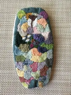 み*ん様 ダーニング刺繍のメガネケース
