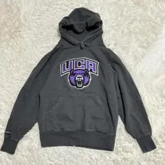 【希少】ジャンスポーツ UCA カレッジパーカー ベア刺繍 グレー Sサイズのサムネイル