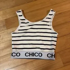 CHICO ボーダー タンクトップ