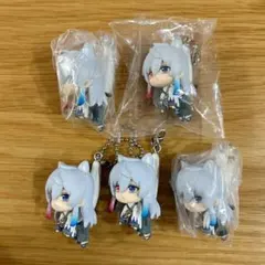 【カラフルピーチ】　どぬく　つまんでつなげてマスコット　5個セット