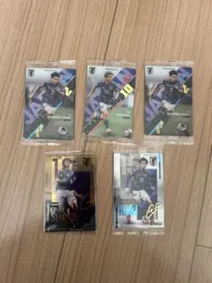サッカー日本代表カード　レアカード付