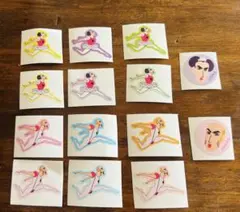 クレヨンしんちゃん　ヘンダーランドの大冒険　マカオとジョマ　ピースシール14枚